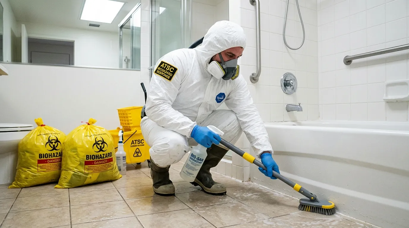 Decontamination equipment deployed for Blood Cleanup in Kutztown